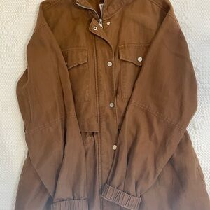 Old Navy Utility Jacket in Rich Brown